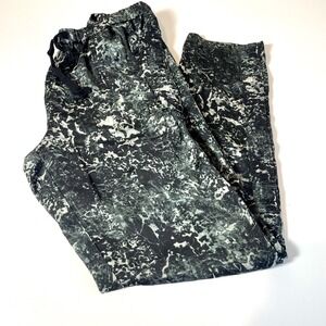 Maison Scotch Ankle Pants Womens Size 2 Black Elastic Waist Straight Leg Pockets